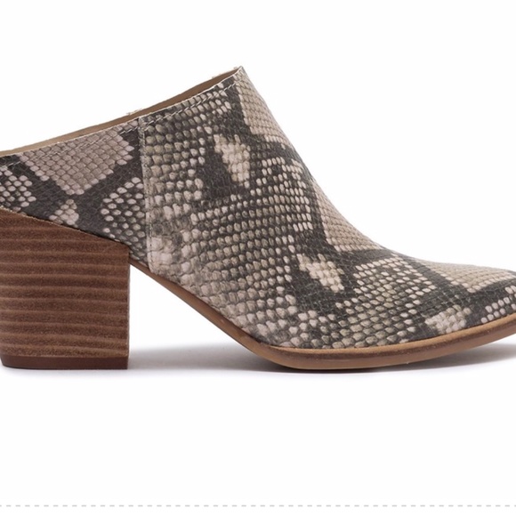 Dolce Vita Snake Embossed Rianna Mule NWT - Picture 4 of 6
